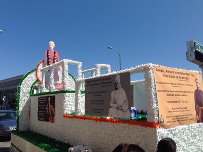 ID Parade Float with devotees 1