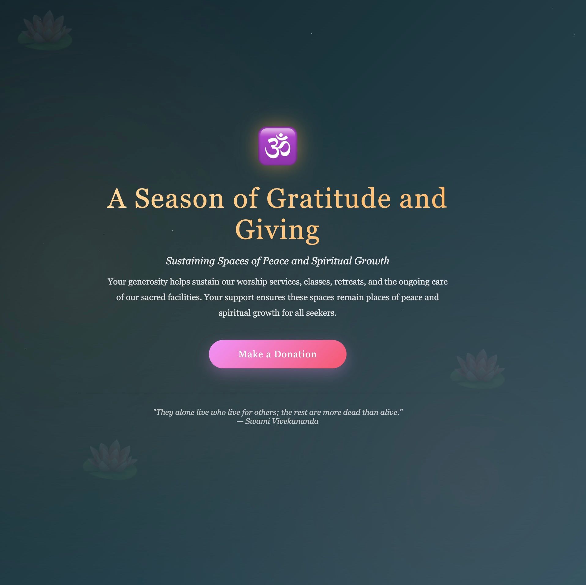 Vivekananda Vedanta Society of Chicago